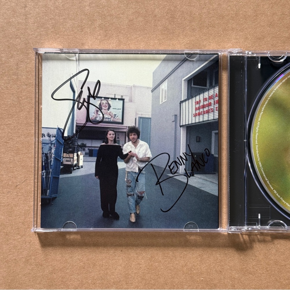 I Said I Love You First Selena Gomez Benny Blanco CD & Signed Insert